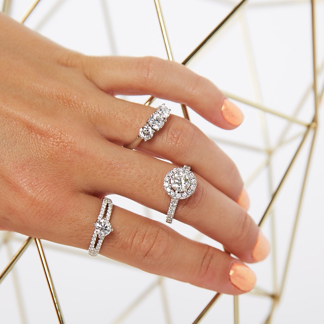 ⁣Three rings, each one glistening in their own unique way. Which one is your favourite?👇💕 #YesWithMarlows⠀#marlowsinsta