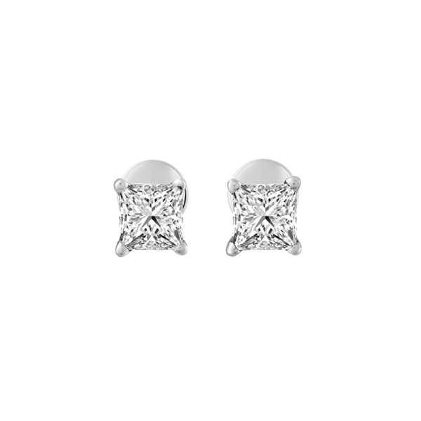 Diamond Earrings | Princess Cut | D_S022