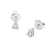 Diamond Earrings | Pear Cut Stud | D_S024