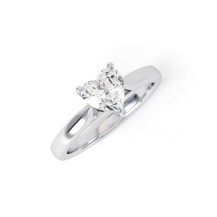 PIPER | Heart shape Solitaire Diamond Engagement Ring