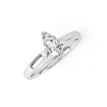 ABBIE | Marquise shape solitaire Diamond Engagement Ring