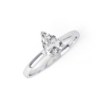 CARMEN | Pear shape solitaire Diamond Engagement Ring
