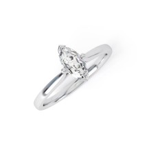 ZARA | Knife Edge Marquise shape Diamond Engagement Ring