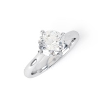 HARPER | Nsew set wide solitaire diamond ring