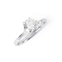AUTUMN – Six Claw Raised Setting Solitaire Diamond Engagement Ring