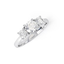 EVA | High Set Trilogy Diamond Ring