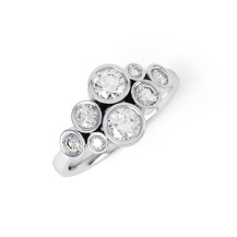 QUINN | Bubble Style Diamond Ring, comes in numerous combinations in store